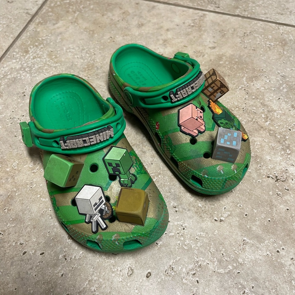 Kids Crocs Minecraft Classic